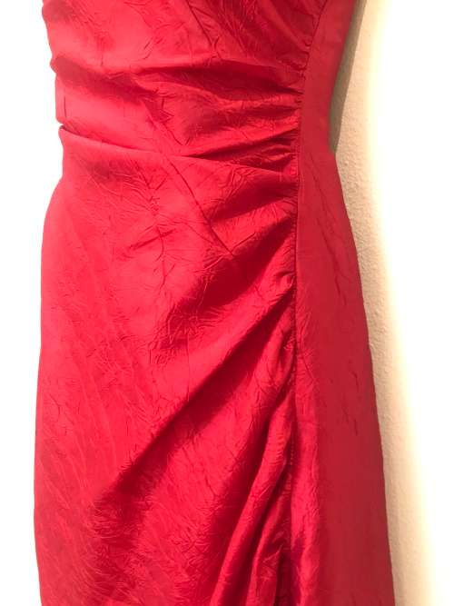 12/36 ball gown floor length formal CORSET lacing red dress cocktail wedding black tie event