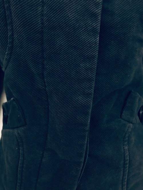 10/34 black polo neck style thick jacket by TOPSHOP UK