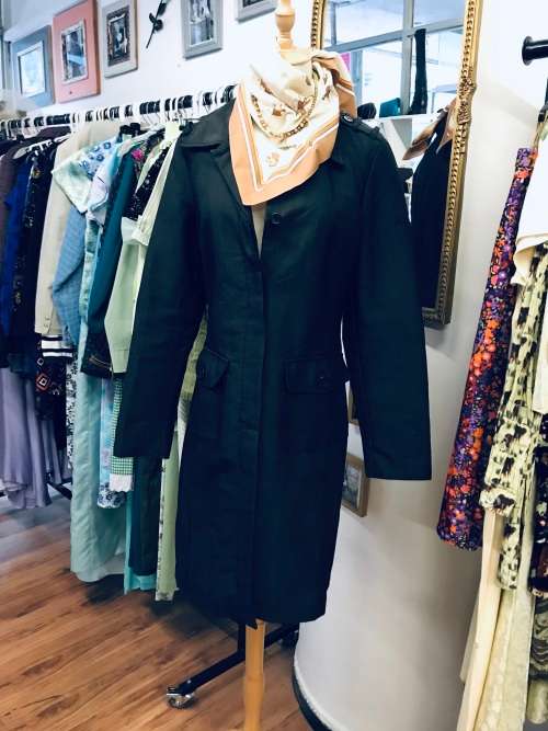 10 / 34 thick lined luxury trench coat by esprit stunning coat .