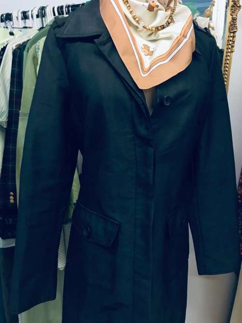 10 / 34 thick lined luxury trench coat by esprit stunning coat .