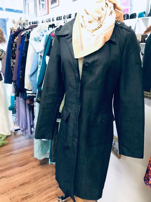 10 / 34 thick lined luxury trench coat by esprit stunning coat .