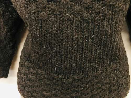 14 / 38 choc knit mohair wool blend lovely and soft to wear