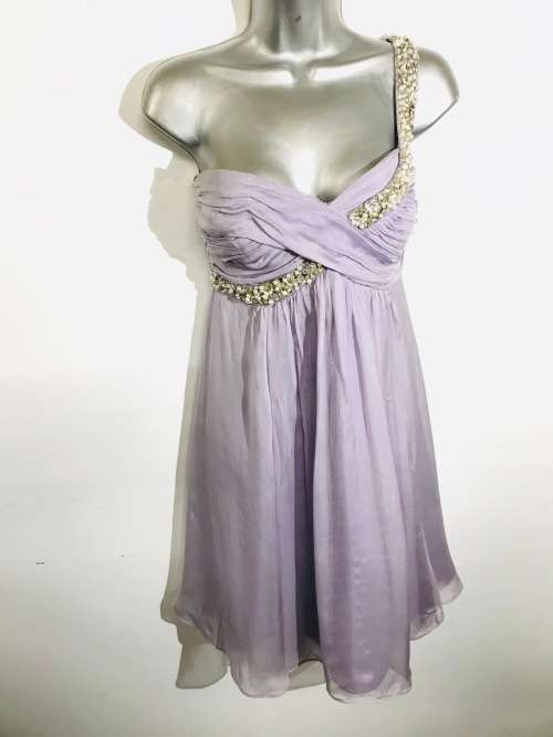 12 / 36 Forever new lilac diamanté dress