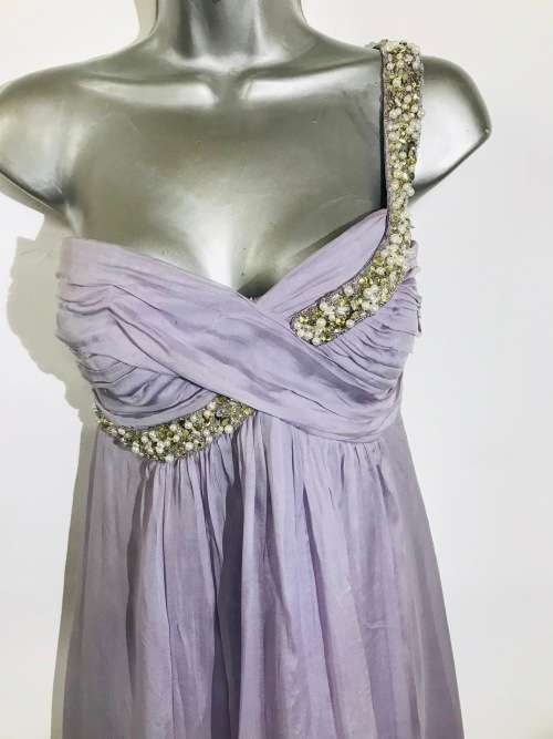 12 / 36 Forever new lilac diamanté dress