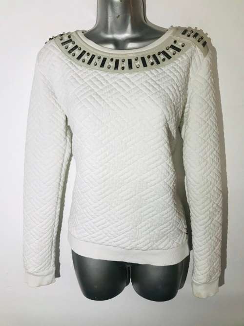 12 - 14 / 36 - 38 waffle diamanté gem top MAISON SCOTCH Paris night New York morning