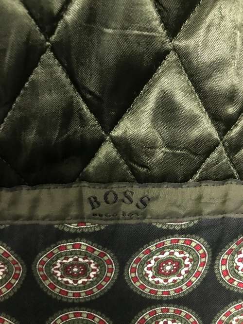 Eu 50 Designer is HUGO BOSS MENS Cream trench coat, must see !!!