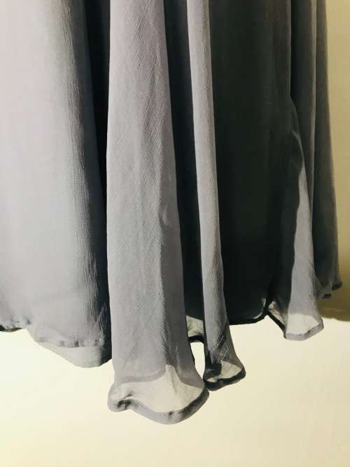 12 / 36 1920 grey flapper style silk dress Topshop