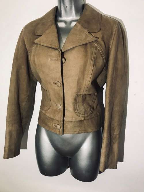 Suede leather Springbok JACKET suits a 34 / 10