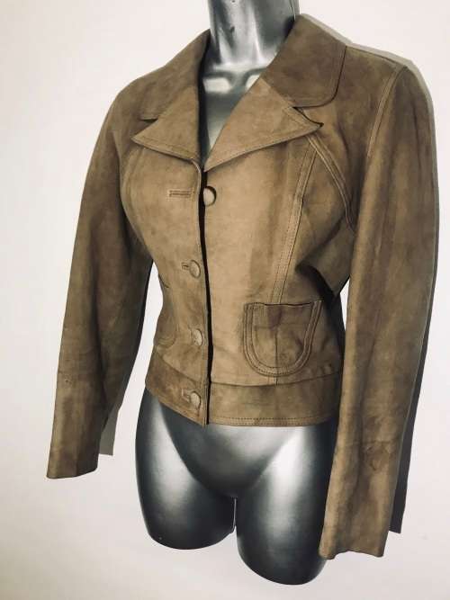 Suede leather Springbok JACKET suits a 34 / 10