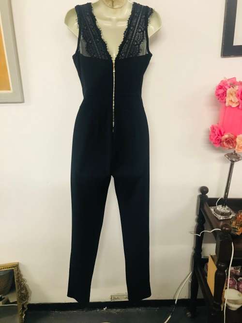 Navy blue jumpsuit suits 10 / 34 lace and padded bust