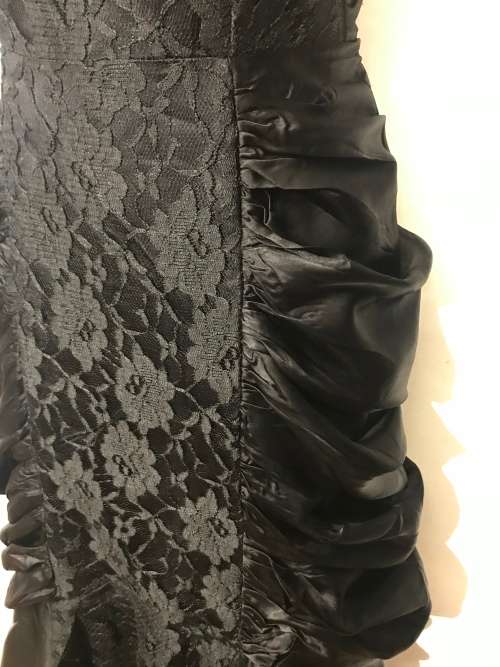 Circa 1980s vintage black evening dress STUNNING suits 34 / 10 Lori Ann