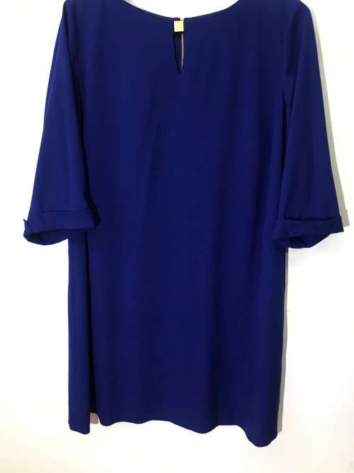 Tahari ARTHUR LEVINE designer dress. Cobalt blue shift dress suits 18 / 42
