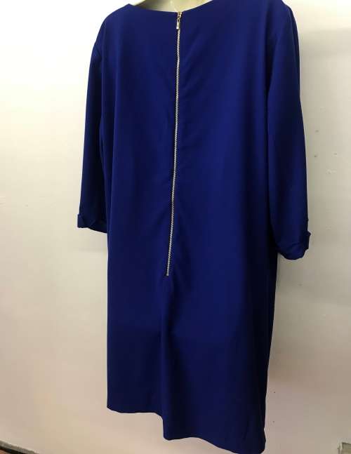 Tahari ARTHUR LEVINE designer dress. Cobalt blue shift dress suits 18 / 42