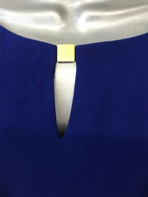 Tahari ARTHUR LEVINE designer dress. Cobalt blue shift dress suits 18 / 42