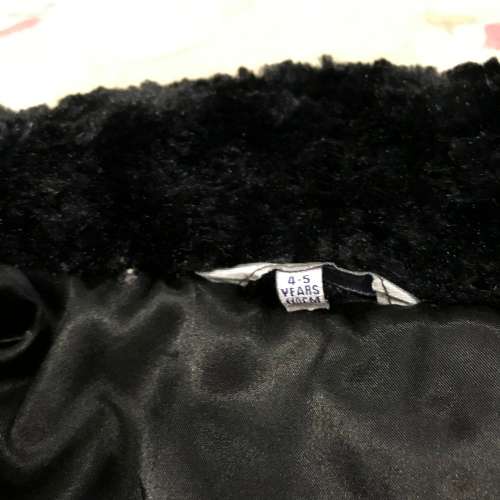 Age 4 - 5 years black lined coat jacket girls gorgeous Ireland