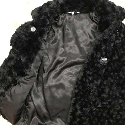 Age 4 - 5 years black lined coat jacket girls gorgeous Ireland