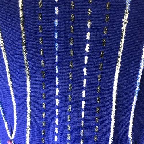 Vintage blue jersey suits 34  10