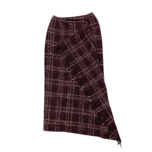 32/8 mohair wool blend skirt top quality