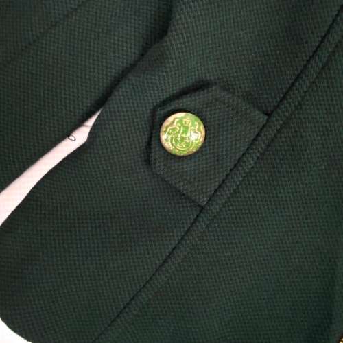 Sally of New York Teal green double zipper lined jacket WOW!