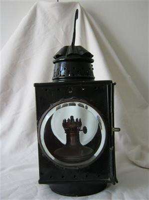CAPE GOVERNMENT RAILWAYS SIDE LAMP..by LINLEY & Co , LONDON BIRMINGHAM. ENGLAND..1903
