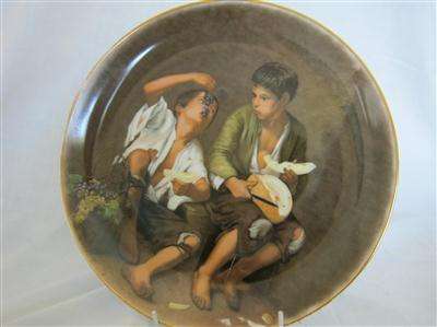 PORCELAIN...DISPLAY PLATE...J K W BAVARIA..WEST GERMANY...25cm ACROSS....