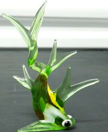 Handmade Glass Blowing Colorful Fish