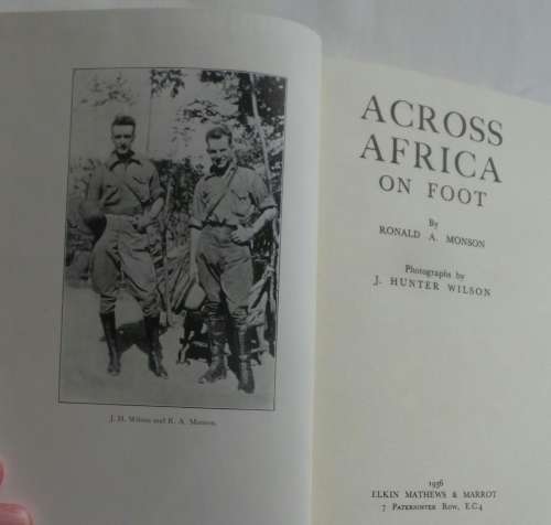 Across Africa on Foot 1936