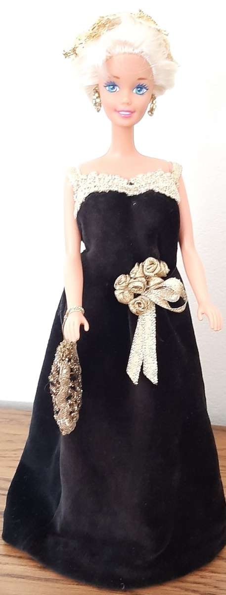 Velvet Black & Gold Barbie (1986)