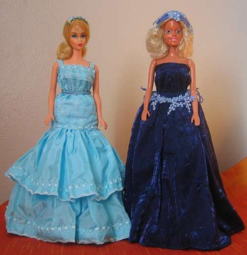 White Dress with Blue Veil Doll - Nan Turpin