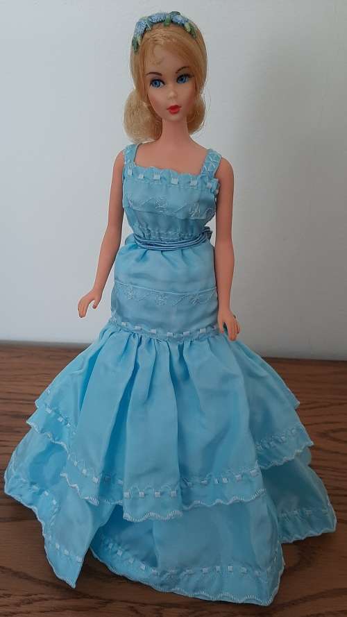 White Dress with Blue Veil Doll - Nan Turpin