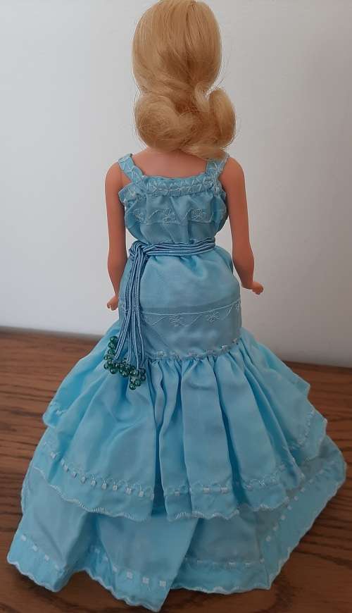 White Dress with Blue Veil Doll - Nan Turpin