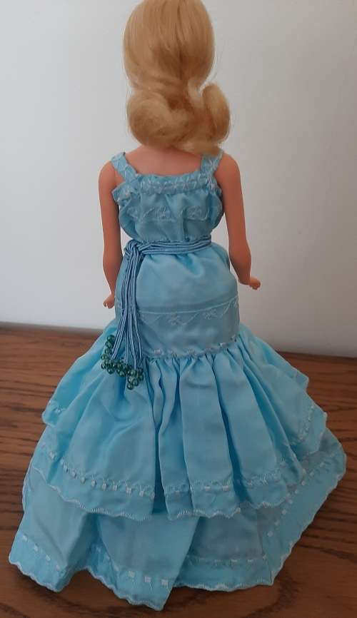 White Dress with Blue Veil Doll - Nan Turpin