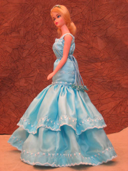 White Dress with Blue Veil Doll - Nan Turpin