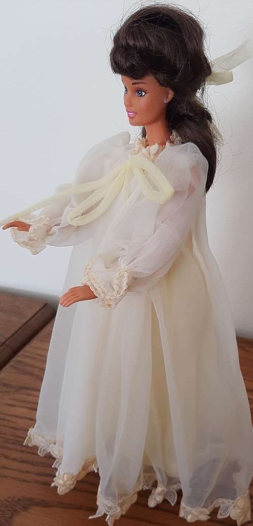 Sheer Yellow Lingerie Barbie