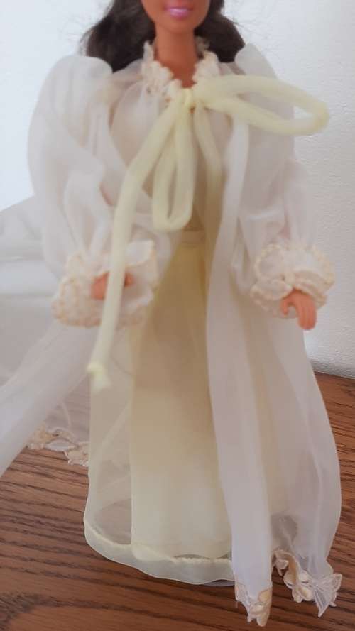 Sheer Yellow Lingerie Barbie