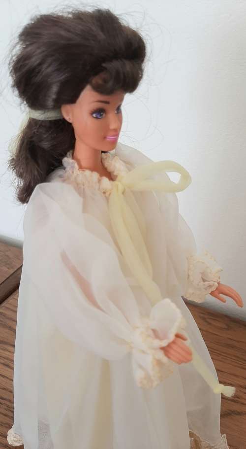 Sheer Yellow Lingerie Barbie