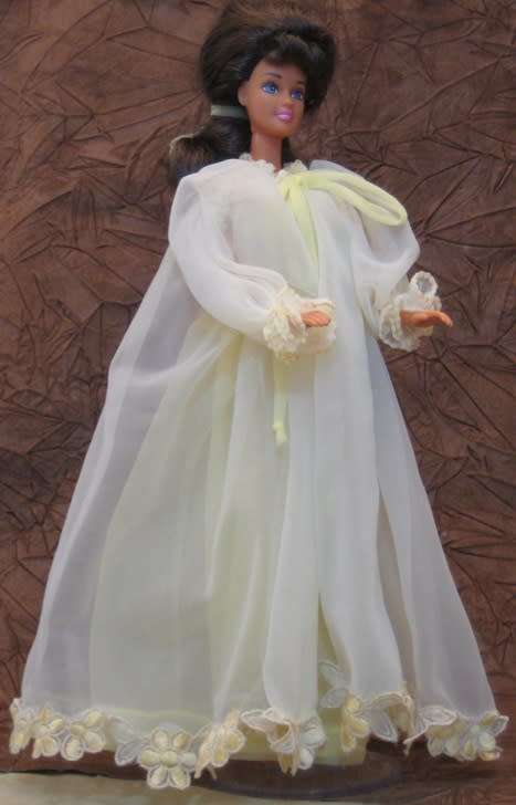 Sheer Yellow Lingerie Barbie