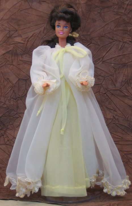 Sheer Yellow Lingerie Barbie