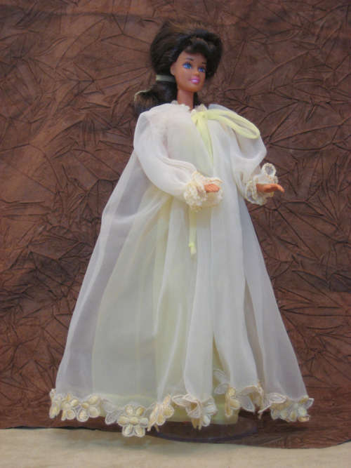 Sheer Yellow Lingerie Barbie