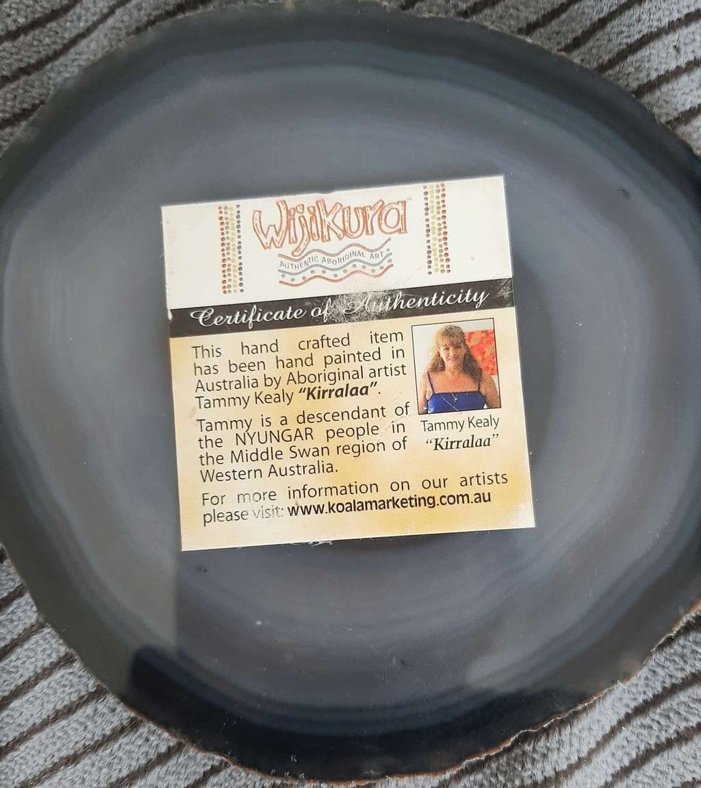 Agate Handcrafted Kirraloa coaster