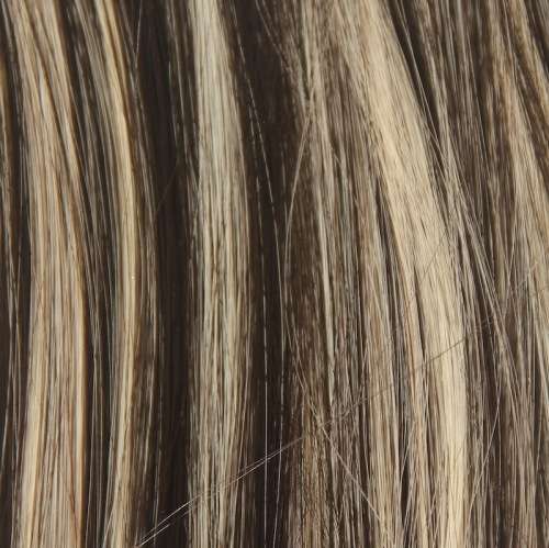 CLIP IN HAIR EXTENSIONS KANEKALON THERMO FIBRE Mix Dark Brown/Blonde, 60cm 12wefts 24clips