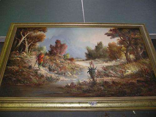 Hansie Potgieter - Oil on Board