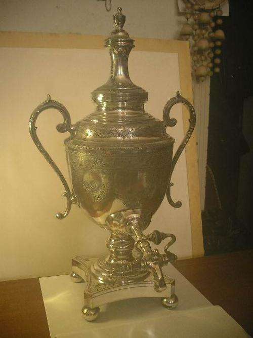 Electroplated Tea Urn