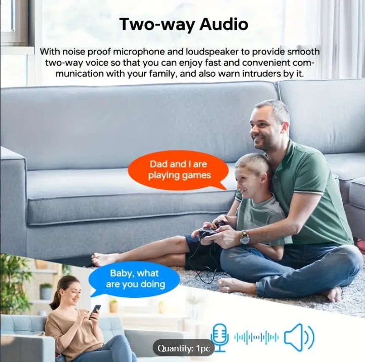 Surveillance Camera 2.4Ghz / 5Ghz FHD(1080P) with motion detection