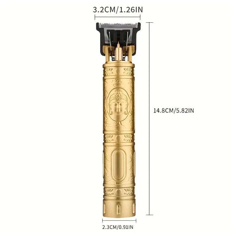 Electric Facial Hair Trimmer Clipper, Rechargeable, Built-in Battery with all accessories included