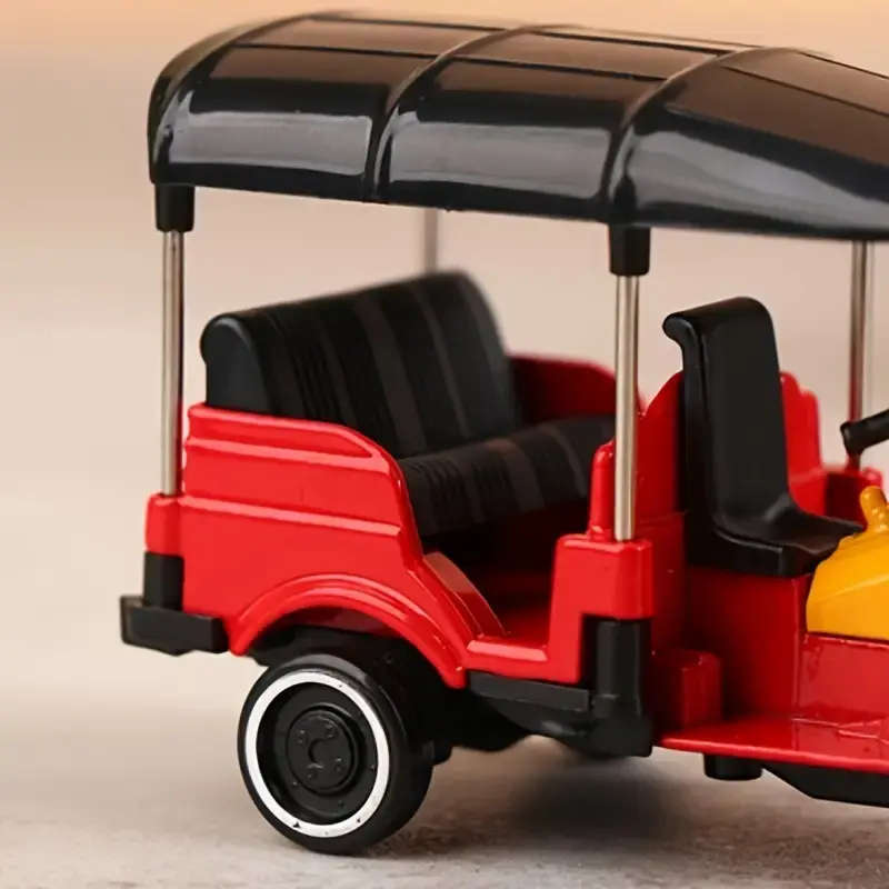 RARE! Brand New! Red 1:43 Alloy Tricycle Retro Thai Tricycle Model