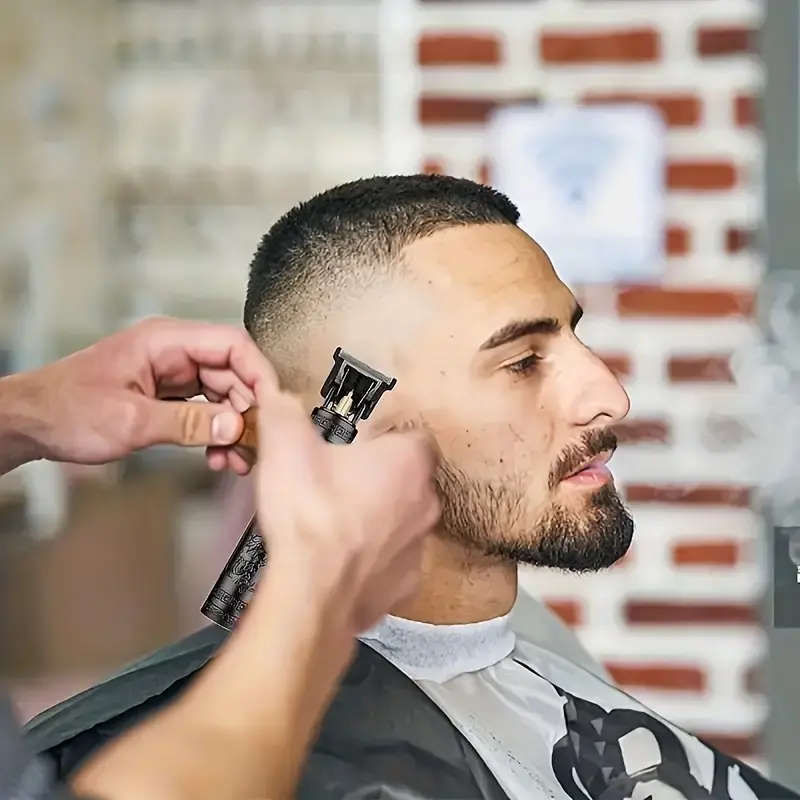 Electric Facial Hair Trimmer Clipper, Rechargeable, Built-in Battery with all accessories included