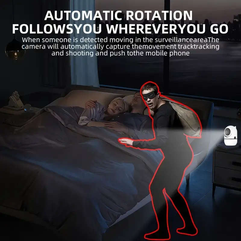 USB Camera, 1080P, Wi-fi Connected, Outdoor / Indoor Camera, Motion Detection, 2-Way Audio