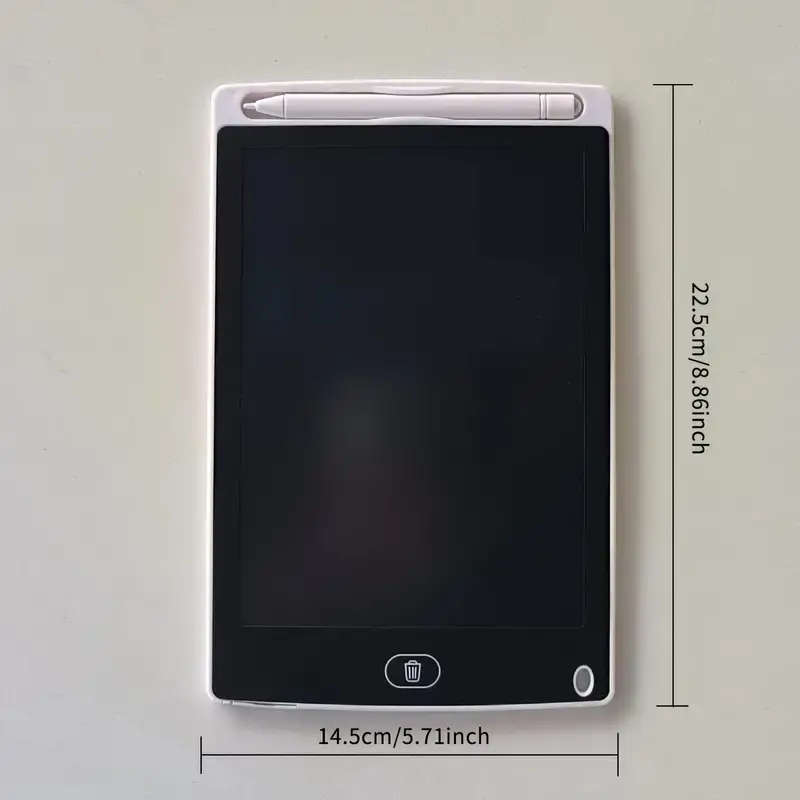 Pink 8.5` Writing Tablet, Perfect for kids to learn and draw