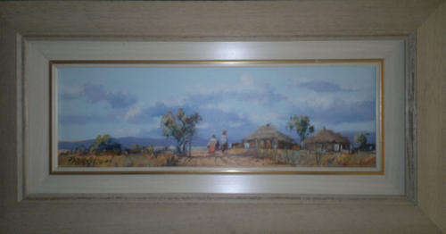 Francois Badenhorst (1934-) Beautifully Transkei Scene